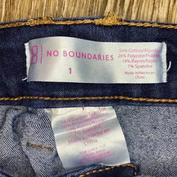 Womens Dark Wash Denim Jeans - 1 - Picture 7 of 7